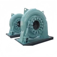 Turbin Generator Hidroelektrik Mikro Francis Pelton Kaplan Kepala Rendah Aliran Tinggi untuk Pembangkit Listrik Tenaga Mikrohidro