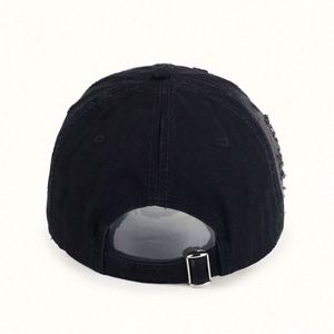 Factory OEM Personalized Unstructured Washed 100% Cotton <b>Plain</b> Distressed Common Image Dad Hats Embroidery Baseball <b>Caps</b> - Product Image 6