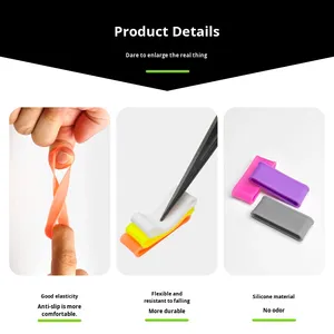 Bande antidérapante en silicone avec fonction d'absorption de la sueur Pickleball Racket Housse de protection Équipement de mise à niveau - Product Image 3