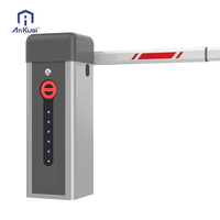 Ankuai DC24V Barrière de contrôle de la circulation à vitesse réglable Système de stationnement UHF automatique pour voiture