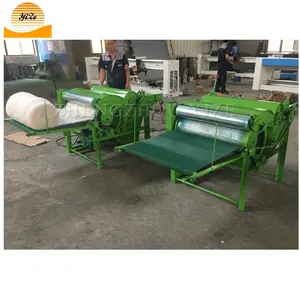 Bale cotton wool opening shredding machine textile fabric polyester waste carpet recycling open opener machine