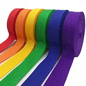 25mm Stitched Edged Dyeing Yarn PP Webbing Tape
