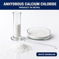 Chlorure de calcium anhydre en poudre, haute pureté, qualité industrielle, produit chimique