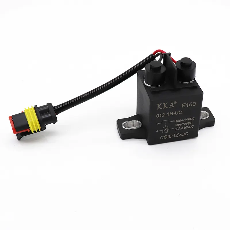 Relais automobile 150a, relais automatique haute tension 12V/24V/32V/48V/72V, relais de démarrage haute puissance pour voiture Bus camion bateau Machine