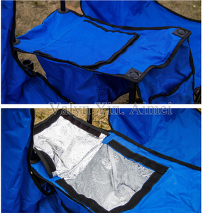 เก้าอี้ชายหาดพับได้พร้อมถุงน้ำแข็งเก้าอี้ตั้งแคมป์ทำจากเหล็ก - Product Image 5