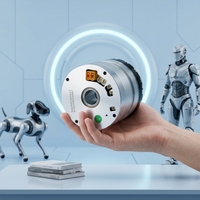 Módulo de articulación monofásico ligero e impermeable para robots humanoides, actuador EtherCAT con servomotor de alto torque y encoders