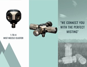 คลัสเตอร์หัวฉีดหมอกแรงดันสูงสําหรับอุปกรณ์เสริมระบบหมอก - Product Image 3