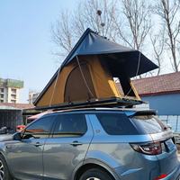 Carpa de Techo Triangular Ligera de Doble Capa para Cuatro Estaciones, con un Dormitorio, para 2-4 Personas, Impermeable