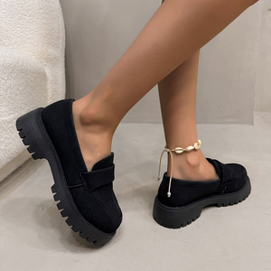 Chaussures à semelle épaisse à enfiler, taille 43, automne - Product Image 4