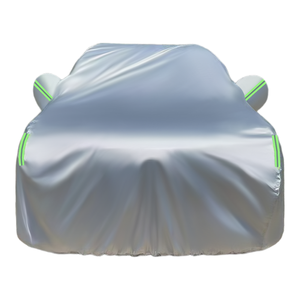 Housse de voiture en polyester résistante aux UV - Ajustement universel pour les véhicules <span class=keywords><strong>Fiat</strong></span>, imperméable, protection UV IR à 90%, matériau durable, utilisation en extérieur - Product Image 4