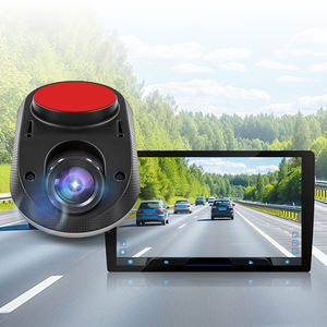 Rhythm Round Design 140 °   Caméra de tableau de bord grand angle 1080p HD ADAS vision nocturne USB pour voiture Android - Product Image 2