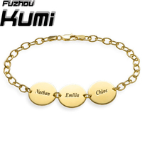 Fuzhou pulseira de ouro 18k, bracelete banhado a ouro