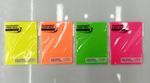 HengXin Transparent <b>Sticky</b> <b>Note</b> School Supplies Memo Pad With <b>Sticky</b> Stationary Big Size Rectangle - Product Image 5
