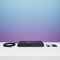 Contrôleur de mur vidéo HDMI - 4 entrées 4K60, 4 sorties, 180 °   Rotation, faible consommation d'énergie pour les systèmes multi-écrans LCD