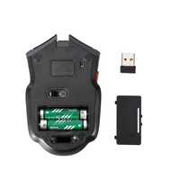 Souris de jeu sans fil 2.4GHz, récepteur optique USB, 6 boutons, ergonomique, Rechargeable, rétroéclairage LED RGB, pour PC et ordinateur portable