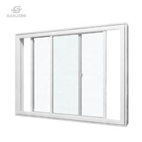 Ventana Corredera de Aluminio Moderna, Ventanas Correderas de Aluminio con Doble Acristalamiento, Ventana de Aluminio con Vidrio de Bajo Costo