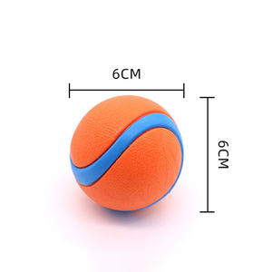 Due colori denti interattivi rettifica formazione Anti morso Tennis all'ingrosso giocattoli per cani Tpr palla durevole cane cane da addestramento giocattoli da masticare - Product Image 6
