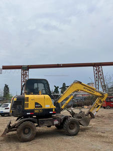 Vente directe en usine de pelleteuses d'occasion HYUNDAI 6TON 60W-7 avec petites roues à prix réduit - Product Image 4