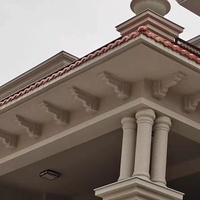 Vente en gros de corniche pour mur extérieur moulures de plafond ligne de décoration GRC lignes de décorations pour la maison en béton