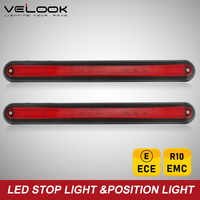 Feux arrière LED pour remorque, caravane, bus, feux de position, homologués ECE, feux de position pour caravane avec Emark