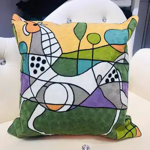 Özel Picasso soyut atmak yastıklar minder kılıfı dekoratif kanepe koltuk nakışlı yastık kılıfı