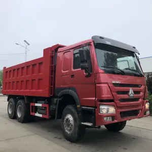 중국 수출 Sinotruk 6x4 HOWO 덤핑 트럭 3 톤 크레인 평판 트럭 12 휠러 371hp 덤퍼 30 톤 커민스 팁 덤프 트럭