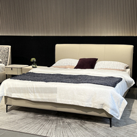 Gainsville Furniture Mobilier moderne pour chambre à coucher Chine Dernier design Lit Mobilier pour chambre à coucher Lit king size en bois Lit double