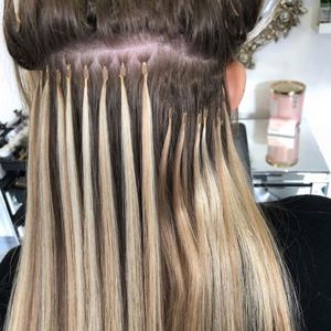 Estensioni dei capelli in piuma 6d 20 minuti per una testa piena doppia tirata più grande rotolo punta di cheratina extension per capelli - Product Image 3
