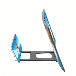 <span class=keywords><strong>Amplificador</strong></span> <span class=keywords><strong>de</strong></span> <span class=keywords><strong>Pantalla</strong></span> Curva para Teléfono <span class=keywords><strong>Móvil</strong></span> <span class=keywords><strong>de</strong></span> 12 Pulgadas, Lupa HD 3D para Teléfono <span class=keywords><strong>Móvil</strong></span>, Soporte Plegable para Teléfono - Product Image 4