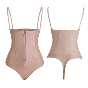 Modellatore Corpo a Vita Alta Snellente con Controllo Addominale, Senza Cuciture, Traspirante in Tessuto di Nylon, Modellante <span class=keywords><strong>per</strong></span> Glutei - Product Image 3