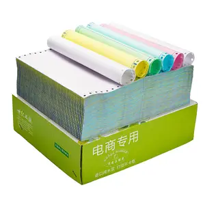 Sunkey-papel de copia de oficina, 9,5 "X 11", 500, 1000 hojas/caja Ncr, impresión continua sin carbón, papel de libro de facturas