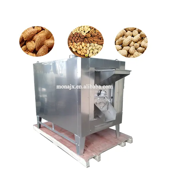 Automatische Cashewnuss-Röster-Erdnuss-Kakaobohnen-Erdnuss-Röst maschinen