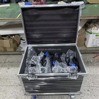6in1 stroboscope flight case led par lumières lumières de scène cob par lumière fly case rgb led stroboscope cob public blinder road case