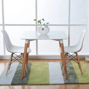 Mesa Cuadrada 80x80 <span class=keywords><strong>Negra</strong></span> Mesa MDF - Product Image 5