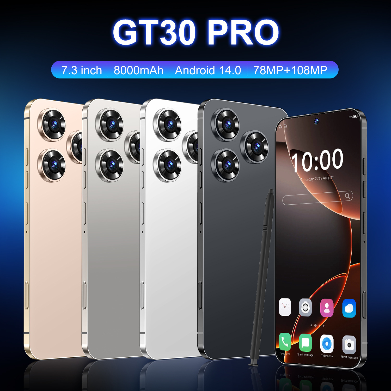 Infinix GT30 PRO ponsel Game Android, 5G tidak terkunci 2025