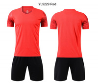 Conjunto de Camisetas de Fútbol Lisas al por Mayor, de Secado Rápido, Resistentes al Olor y Transpirables, Uniformes Deportivos para Equipos, Soporte para Pedidos al por Mayor