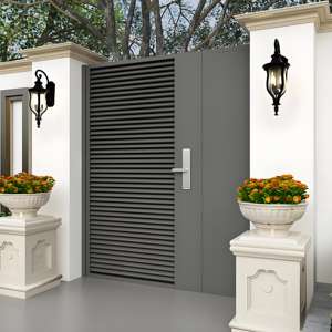 מפעל עיצוב מודרני ישיר עיצוב מודרני הזזה שער גן דלתות פלדה שער כניסה - Product Image 3