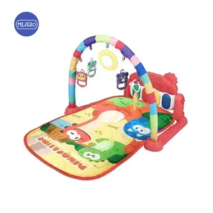 Chachi Speelgoed Custom Fabrikant Nieuw Geboren Baby Activiteit Multifunctioneel Fitness Rack Spelen Piano Gym Mat Voor Kinderen