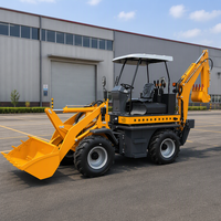Backhoe Loader Euro 5 CE EPA untuk Pertanian, Perbaikan Jalan, Perataan Lahan, Tambang, dan Rekayasa
