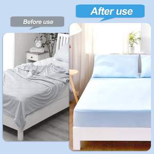 สายรัดยึดผ้าปูที่นอน ที่รัดผ้าปูที่นอนแบบยืดหยุ่น ป้องกันผ้าปูที่นอนยับ - Product Image 3