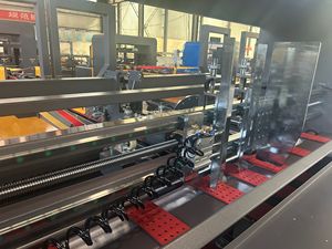 High Quality Corrugated Carton <strong>Box</strong> <strong>Folder</strong> Gluer Machine Automatic Cardboard Folding Gluing Machine - Product Image 4