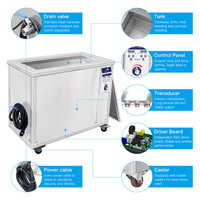 Nettoyeur à ultrasons industriel Skymen Custom 100L JP-301ST pour moules et matrices, machine de nettoyage à ultrasons pour plaques de filature et injecteurs