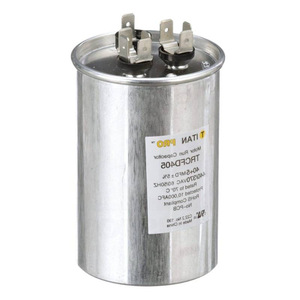 คาปาซิเตอร์มอเตอร์คู่ TitanPro รุ่น Round 40+5 MFD 370VAC สำหรับระบบ HVAC - Product Image 1