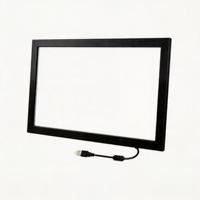 Cadre tactile infrarouge 15/17 pouces avec fonction Plug and Play pour conversion d'écran tactile TV, personnalisable