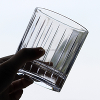 Verres à whisky rotatifs en verre de cristal de luxe Tasse à brandy Gobelet en verre à boire de haute qualité