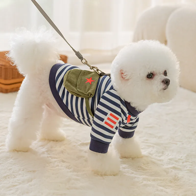 بيع بالجملة قميص الحيوانات الأليفة تسخير ملابس الشتاء الدافئة الحيوانات الأليفة الملابس فارغة الكلب هوديي الملابس الصغيرة المتوسطة