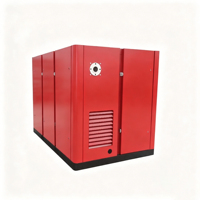 Máquina Sopladora Eléctrica de Tornillo de Frecuencia Variable Sin Aceite, Enfriada por Aire, para Uso Médico, 75KW/100HP, Bajo Ruido, Venta al por Mayor, Bajo Costo