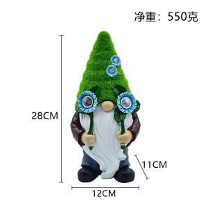 Venta al por mayor de figuritas divertidas de Gnomo de Pascua, estatuas decorativas de resina para jardín, material de poliresina - Product Image 4