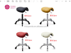 Chaise de technicien de beauté Yicheng chaises de salon colorées en cuir PU chaise de salon moderne <span class=keywords><strong>Assurance</strong></span> qualité Nouveau design - Product Image 6