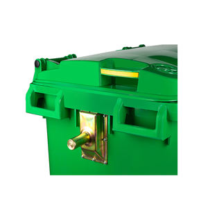 ถังขยะขนาดใหญ่ 660 ลิตร แบบมีฝาปิด พร้อมล้อเลื่อน ถังขยะใต้ดินแบบมีล้อ ถังขยะพลาสติกสำหรับกลางแจ้ง พร้อมระบบเซ็นเซอร์ - Product Image 3